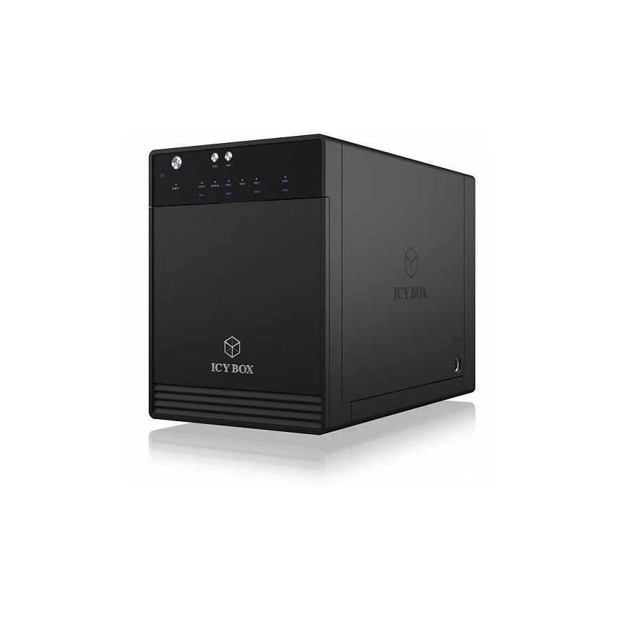 Icy Box External HDD Enclosure 3,5" USB 3.1 Black IB-3740-C31 – 2