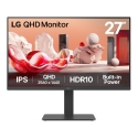 LG 27BA45QB-B computer monitor 68.6 cm (27") 2560 x 1440 pixels 2K LCD Black