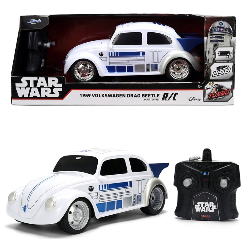 Jada Star Wars R2D2 VW Drag Beetle, радиоуправляемая машина