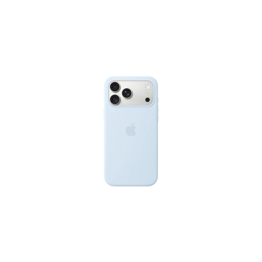 Силиконовый чехол Apple iPhone 18 Pro Max с MagSafe Ярко-голубой