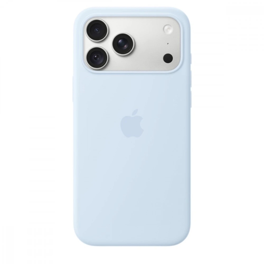 Apple iPhone 18 Pro Max silikoninė dėklo su MagSafe Šviesiai Mėlyna – 3