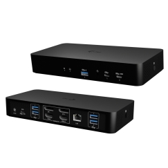 i-tec CAINTGDUAL4KDOCPD knyginių kompiuterių dokas / jungčių replikatorius Vielinis USB 3.2 Gen 1 (3.1 Gen 1) Type-C Juoda