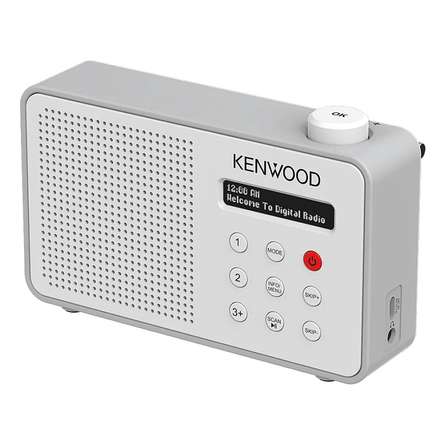 Kenwood CR-M25DAB-W radio Pārnesams Digitāls Balts – 3