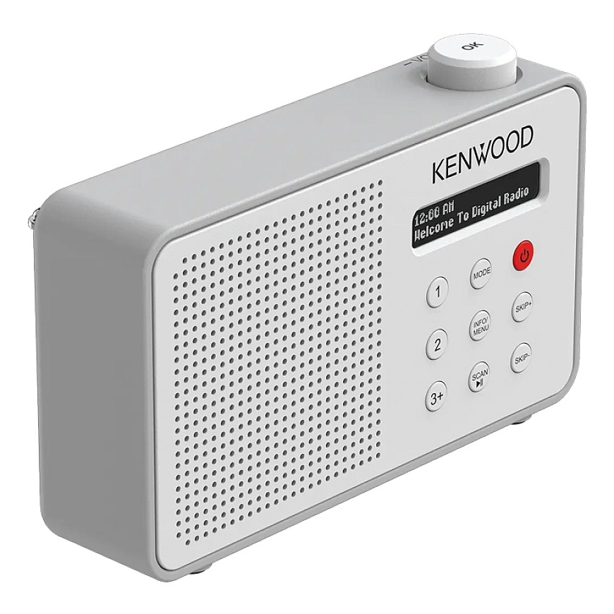 Kenwood CR-M25DAB-W радиоприемник Портативный Цифровой Белый – 4
