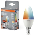Osram SMART+ MATTER Reguleeritav valge klassikaline B40 4.9W E14 Osram SMART+ MATTER Reguleeritav valge klassikaline B40 4.9W E14