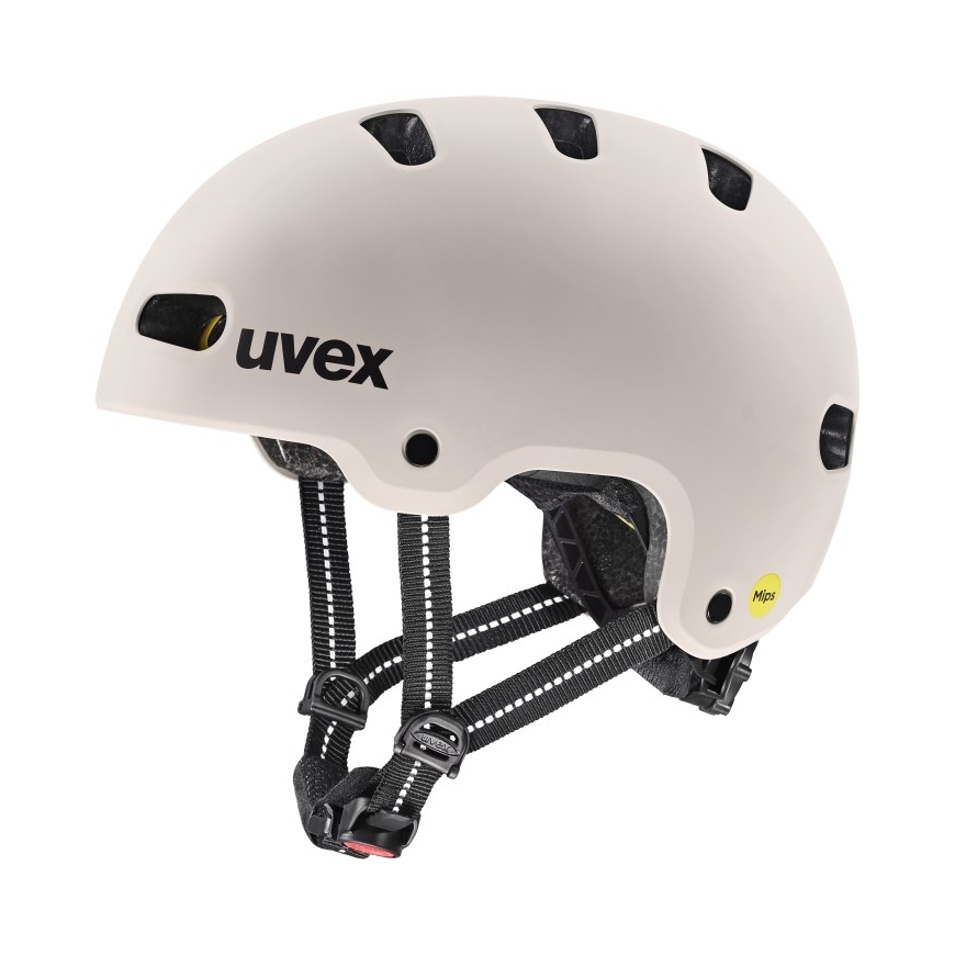 UVEX Kid 4 Style MIPS laste jalgrattakiiver, soe hall matt