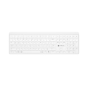 Natec Tang US juhtmevaba klaviatuur BT + 2.4 GHz vaikne Slim valge Natec Tang US juhtmevaba klaviatuur BT + 2.4 GHz vaikne Slim valge