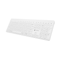 Natec Tang US wireless keyboard BT + 2.4 GHz quiet Slim white Natec Tang US wireless keyboard BT + 2.4 GHz quiet Slim white