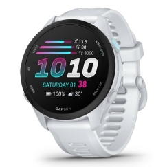 Garmin Forerunner 70 3.05 cm (1.2") AMOLED 43 mm Digitaalne 390 x 390 pikslit Puutetundlik Valge GPS (satelliit)