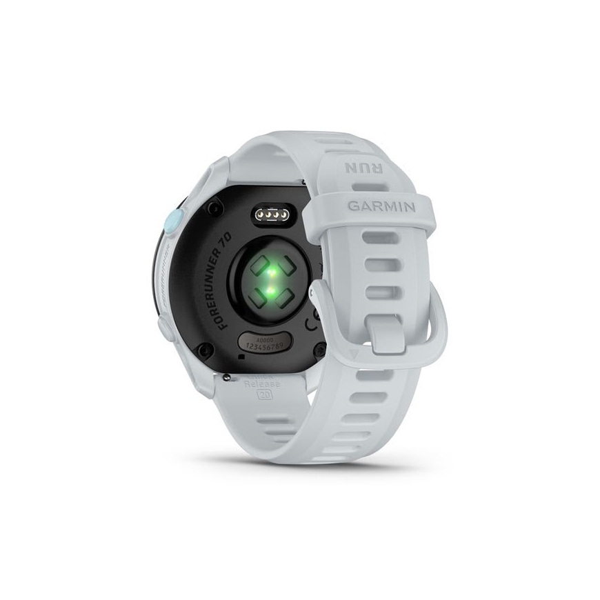 Garmin Forerunner 70 3.05 cm (1.2") AMOLED 43 mm Skaitmeninis 390 x 390 pikselių Jutiklinis Baltas GPS (palydovinis) – 3
