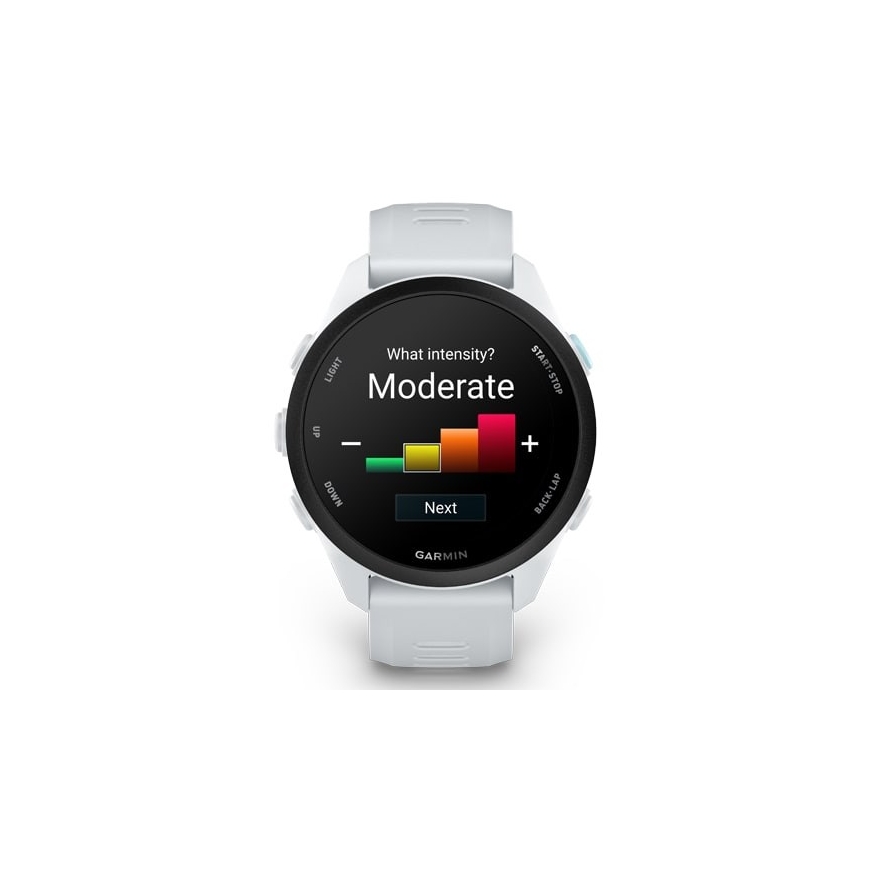 Garmin Forerunner 70 3.05 см (1.2") AMOLED 43 мм Цифровой 390 x 390 пикселей Сенсорный Белый GPS (спутниковый) – 5