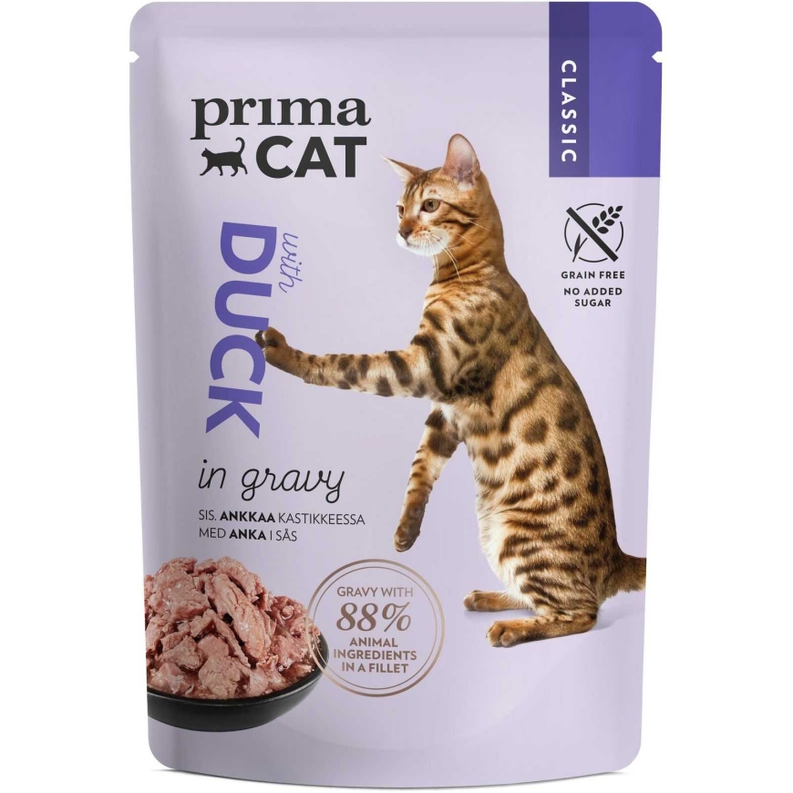 PRIMA Klasikinė antis padaže 85g