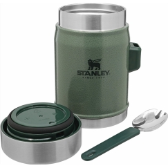Stanley Legendary Classic ruokatermos + lusikkahaarukka, 400 ml, vihreä