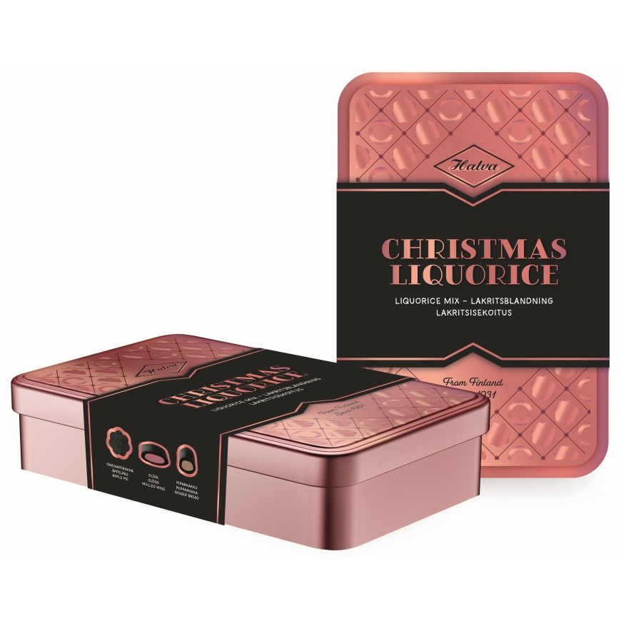 Halva Christmas Liquorice Mix, liquorice mix, 250 g