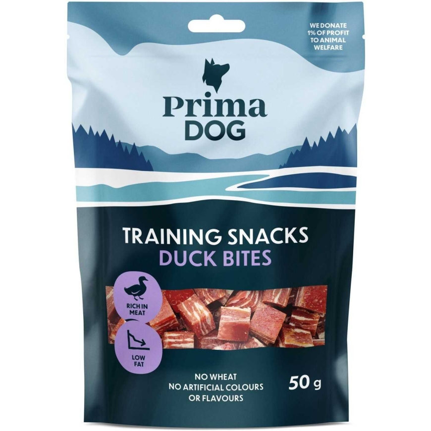 PRIMA Treniruočių Užkandžiai Anties Gabaliukai 50g