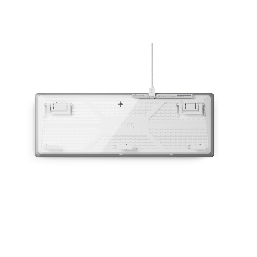 Pulsar PCMK 3 HE TKL spēļu tastatūra, balta – 2