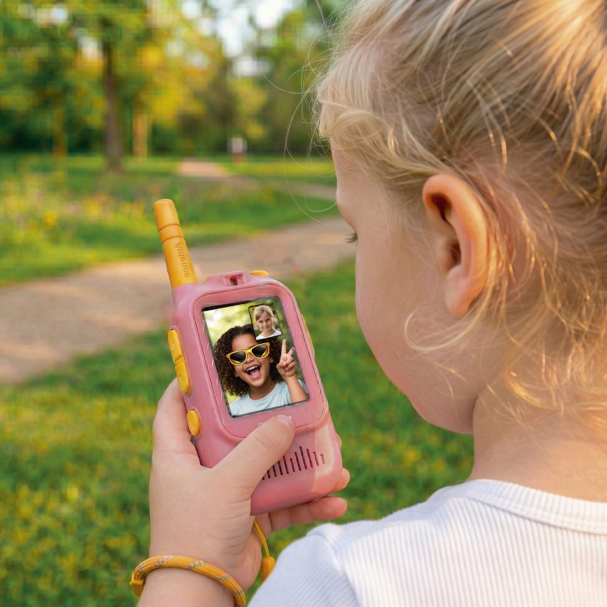 Zazu Video Walkie Talkie radiopuhelin, pink – 3