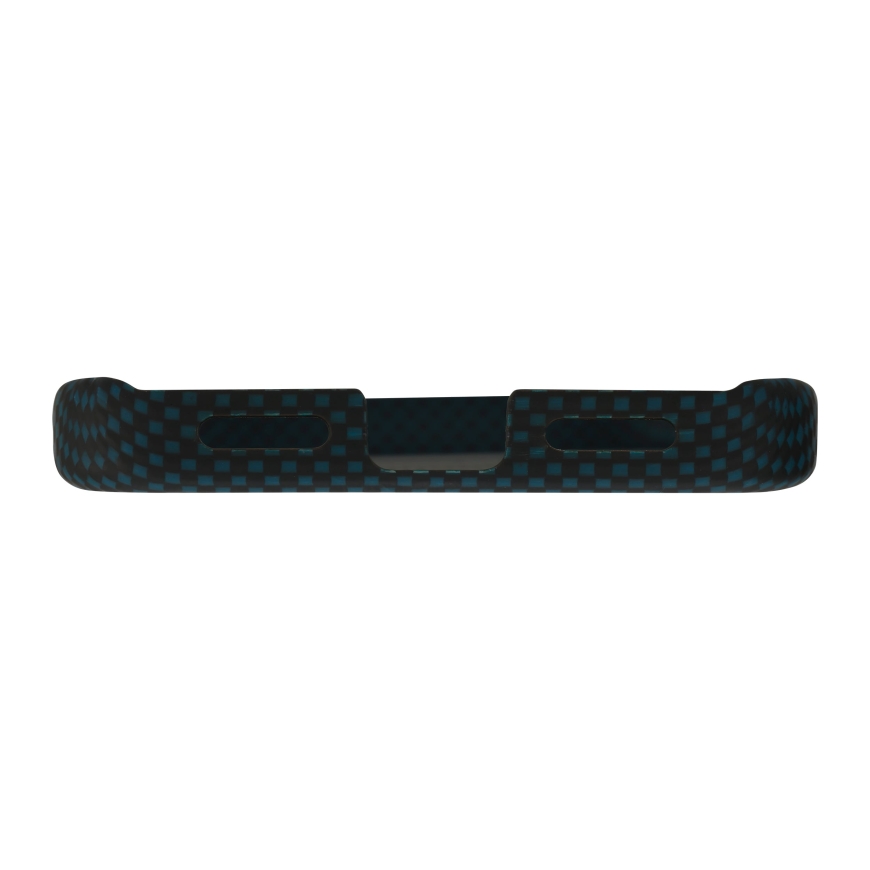 FoneKit Vectran-Kevlar Aramid Fiber Magsafe kate, iPhone 18 Pro Max / 17 Pro Max, sinine/must – 5