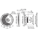 Kenwood KFC-S1767 car speaker Round 2-way 300 W 1 pc(s) Kenwood KFC-S1767 car speaker Round 2-way 300 W 1 pc(s)