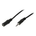 LogiLink 3.5mm - 3.5mm, 10m audiokaabel Must LogiLink 3.5mm - 3.5mm, 10m audiokaabel Must