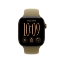 Apple Watch Series 12 (GPS) 42 mm tume pronksi alumiiniumkorpus ja oliivivärviline sportlik rihm, S/M
