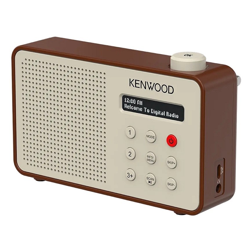 Kenwood CRM25DABT Портативный Цифровой Темно-коричневый (мокко) – 5