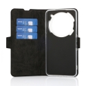 Wave Book Case, Nothing Phone (3a) Pro, melns Wave Book Case, Nothing Phone (3a) Pro, melns