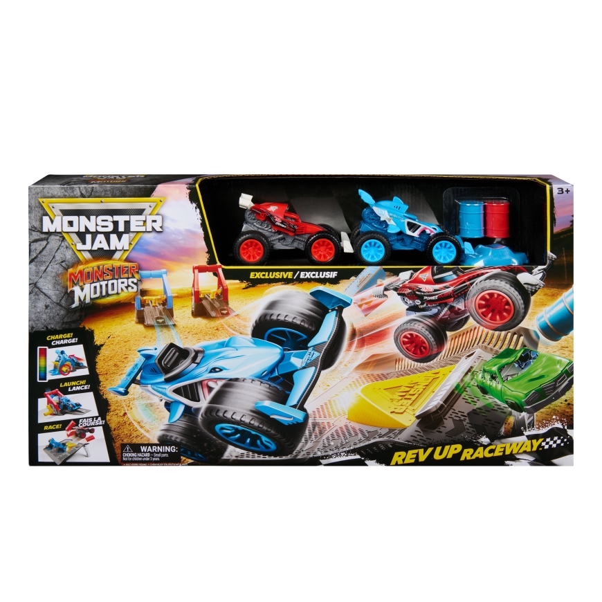 Monster Jam Monster Motors Rev Up, набор для соревнований на ускорение – 2