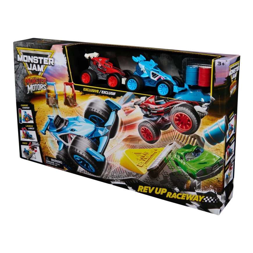 Monster Jam Monster Motors Rev Up, kiihdytyskisasetti – 3