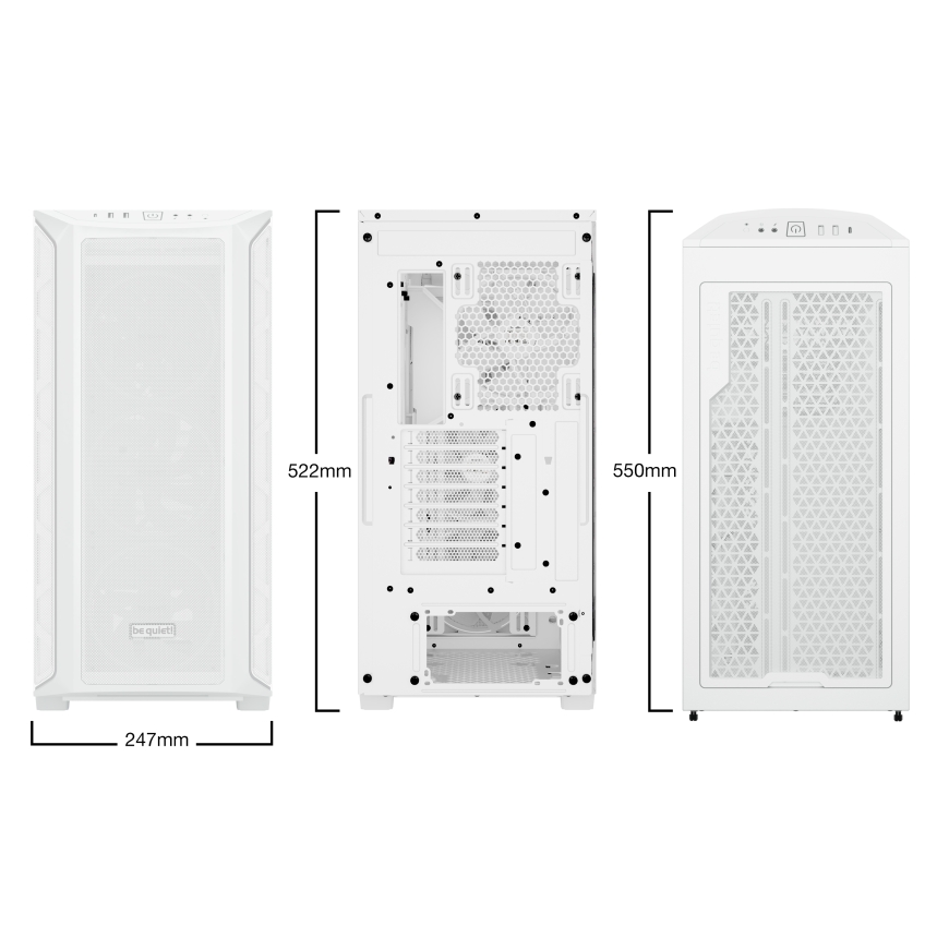be quiet! Shadow Base 800 FX White Midi Tower Valkoinen – 2