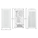 be quiet! Shadow Base 800 FX White „Midi Tower“ Balta be quiet! Shadow Base 800 FX White „Midi Tower“ Balta