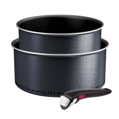 Tefal Ingenio So Light cookware set, 3-piece, grey