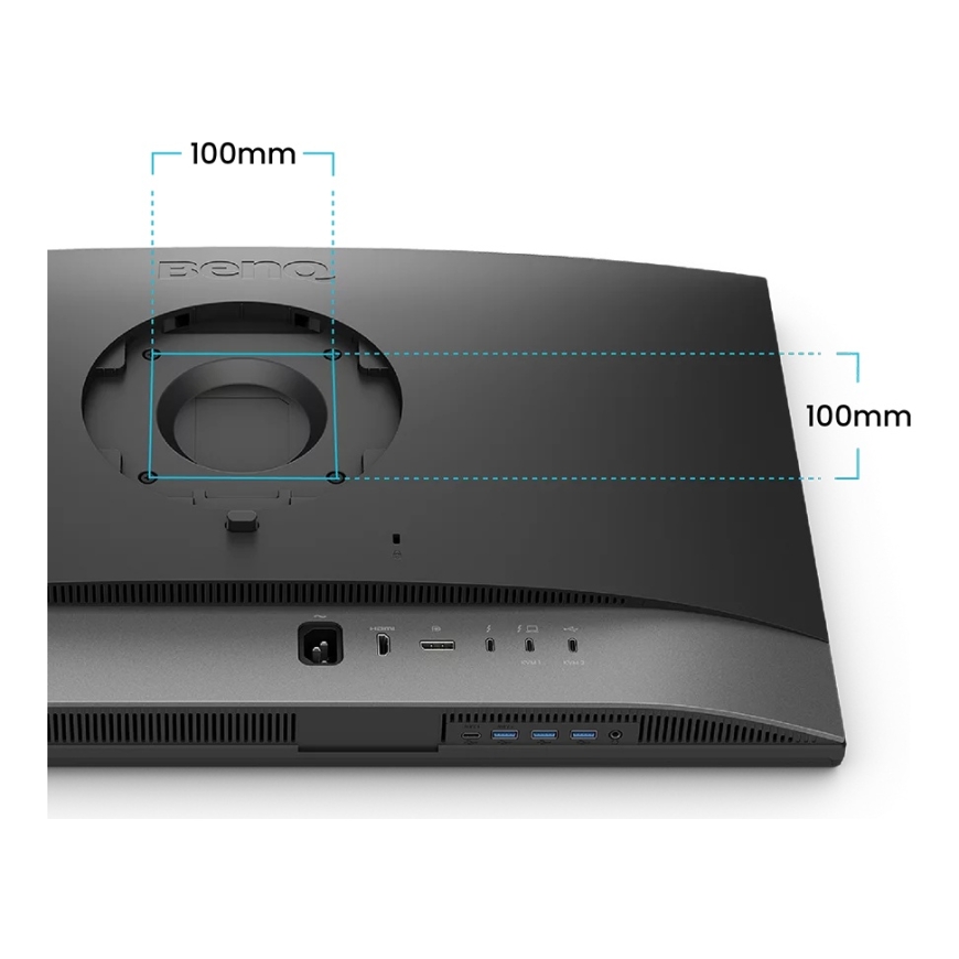 BenQ PD2732U kompiuterio monitorius 68,6 cm (27") 3840 x 2160 pikseliai 4K Ultra HD LED Juoda – 5