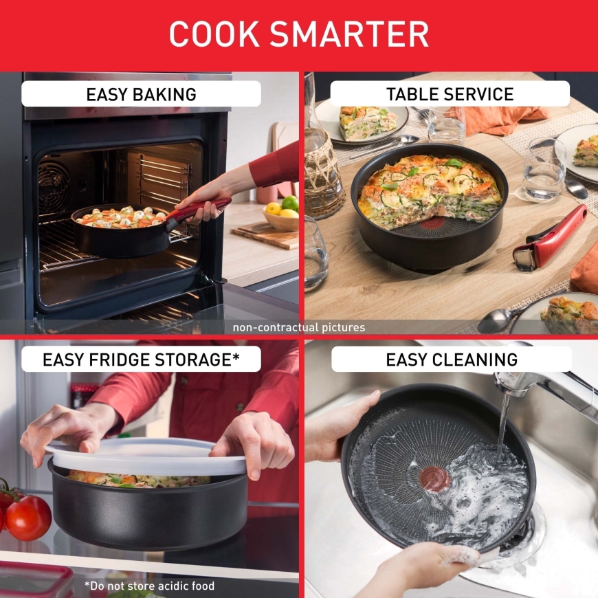 Кухонный набор Tefal Ingenio So Light, 3 предмета, серый – 5