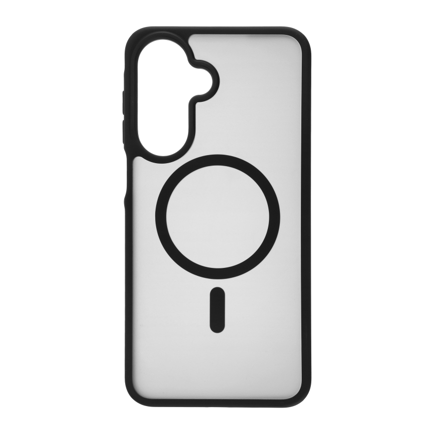 FoneKit MagSafe Soft Touch suojakuori, Samsung Galaxy A27, musta/harmaa