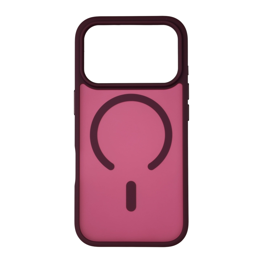 FoneKit MagSafe Soft Touch vāciņš, iPhone 18 Pro Max / 17 Pro Max, bordo