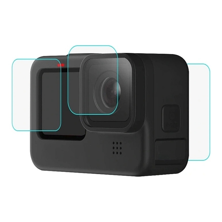 Puluz 9H Tempered Glass Screen Protector for GoPro HERO12/11/10 Black