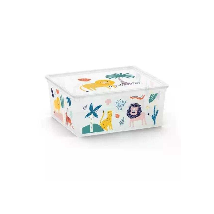 KIS Box Animals Clear 18L 40x34x17cm