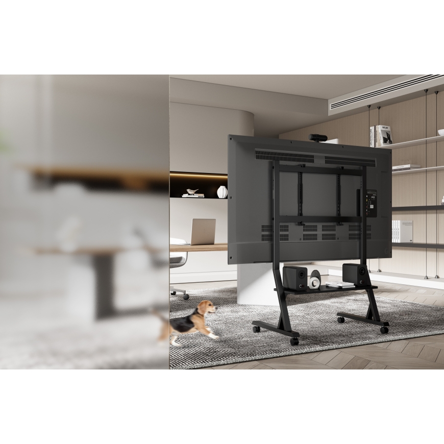 Mozi Heavy Duty TD12 - Floor Stand with Wheels for 45-90" Displays – 3