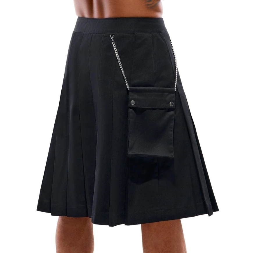 Svenjoyment Meeste Kilt Must S – 5