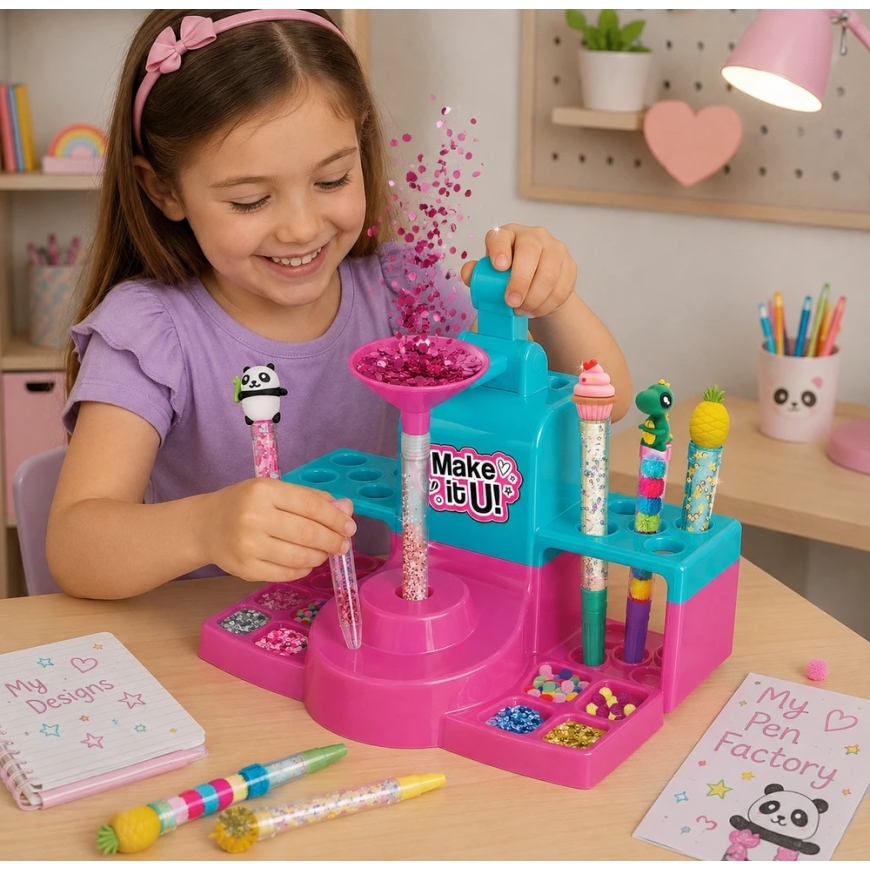 Glitter Pen Factory Creative Make It U DIY Pen Creator Set of 10 Pens – 4