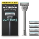 Бритва Wilkinson Sword Wilkinson Quattro 4, 5 сменных частей, 5 U