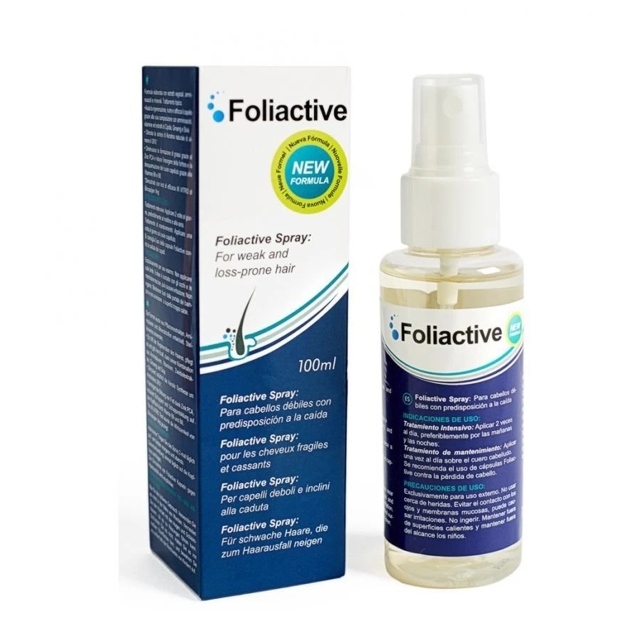 500 Cosmetics, Foliactive, Matu lakas Treatment, pret matu izkrišanu, 100 ml, unisex – 2