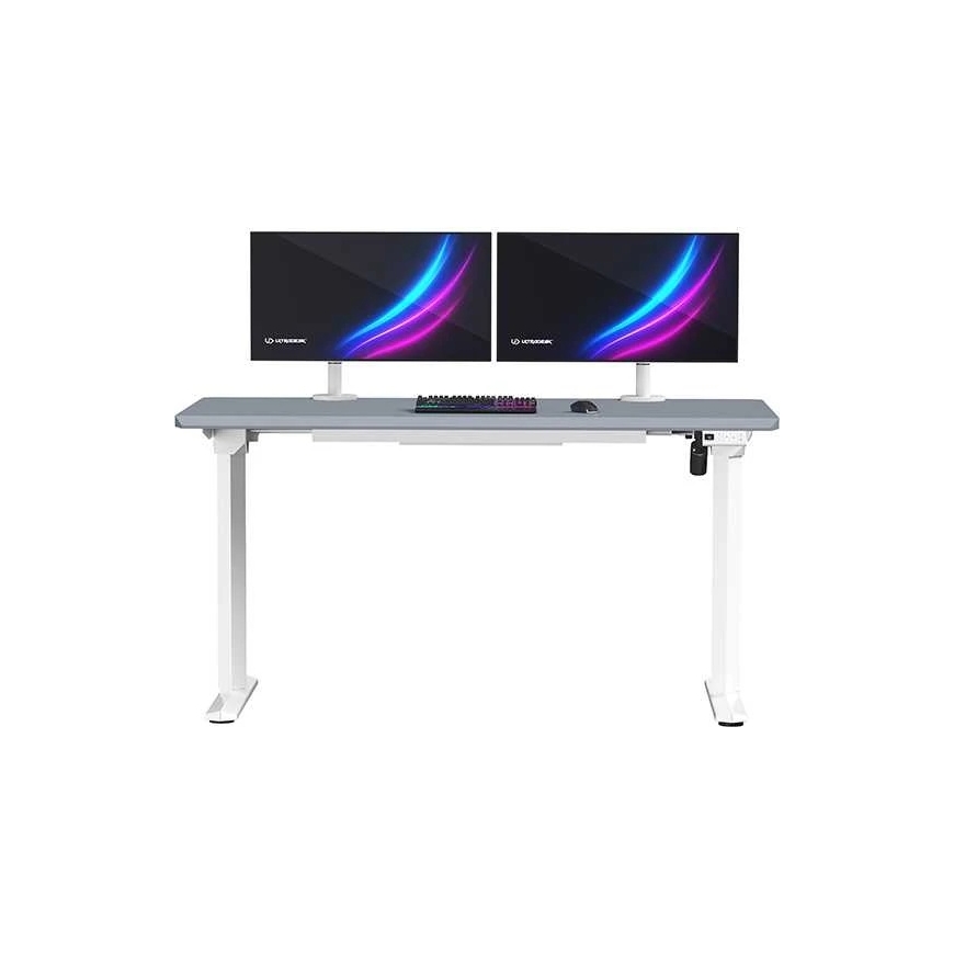 ULTRADESK Mängulaud QUEST, 140x70cm, 72-120cm, valge ja roosa – 3