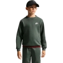 Bluza vaikams Nike Sportswear Club Fleece ciemnozielona FD3006 305 (XL)