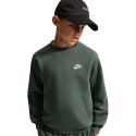 Nike Sportswear Club Fleece Tumši Zaļa Krekls Bērniem FD3006 305 (XL)
