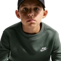Nike Sportswear Club Fleece Dark Green Sweatshirt for Kids FD3006 305 (XL) Nike Sportswear Club Fleece Dark Green Sweatshirt for Kids FD3006 305 (XL)
