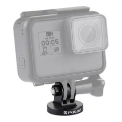 Puluz Mount with 1/4" CNC Thread for Action Cameras (Black)