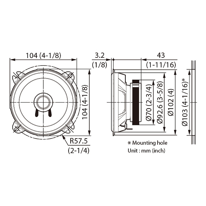 Kenwood KFC-S1057 automobilio garso kolonėlė Turas 1 krypties 220 W – 5