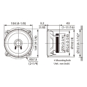 Kenwood KFC-S1057 automobilio garso kolonėlė Turas 1 krypties 220 W Kenwood KFC-S1057 automobilio garso kolonėlė Turas 1 krypties 220 W